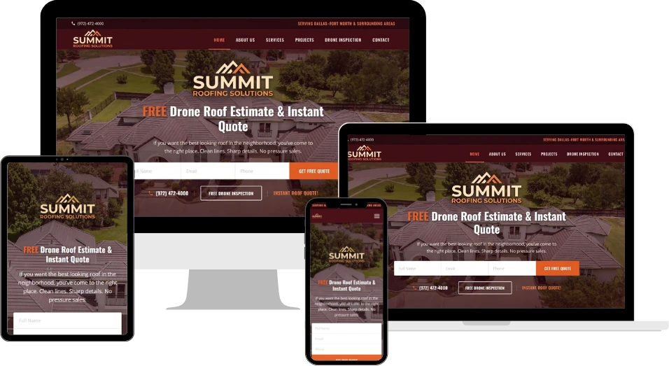 HBDigital Solutions website showcase example 1 of 3