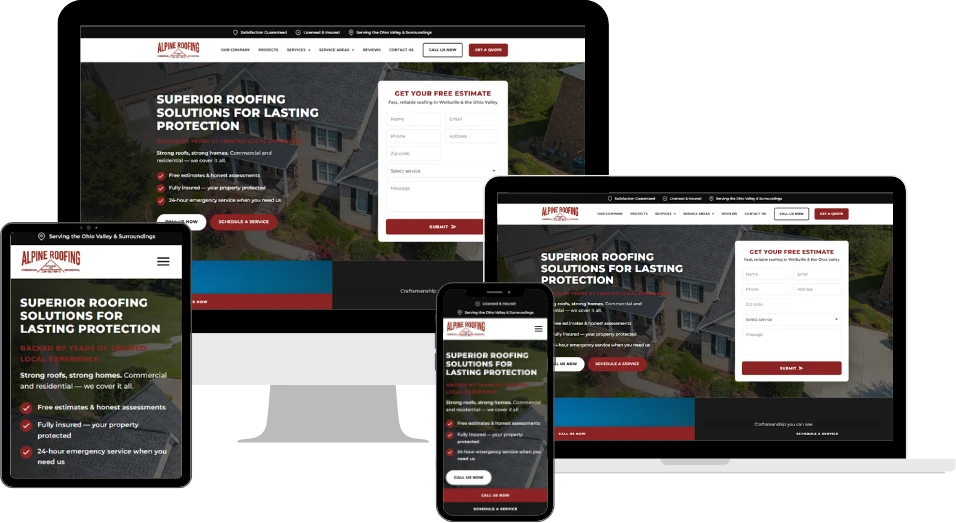 HBDigital Solutions website showcase example 2 of 3
